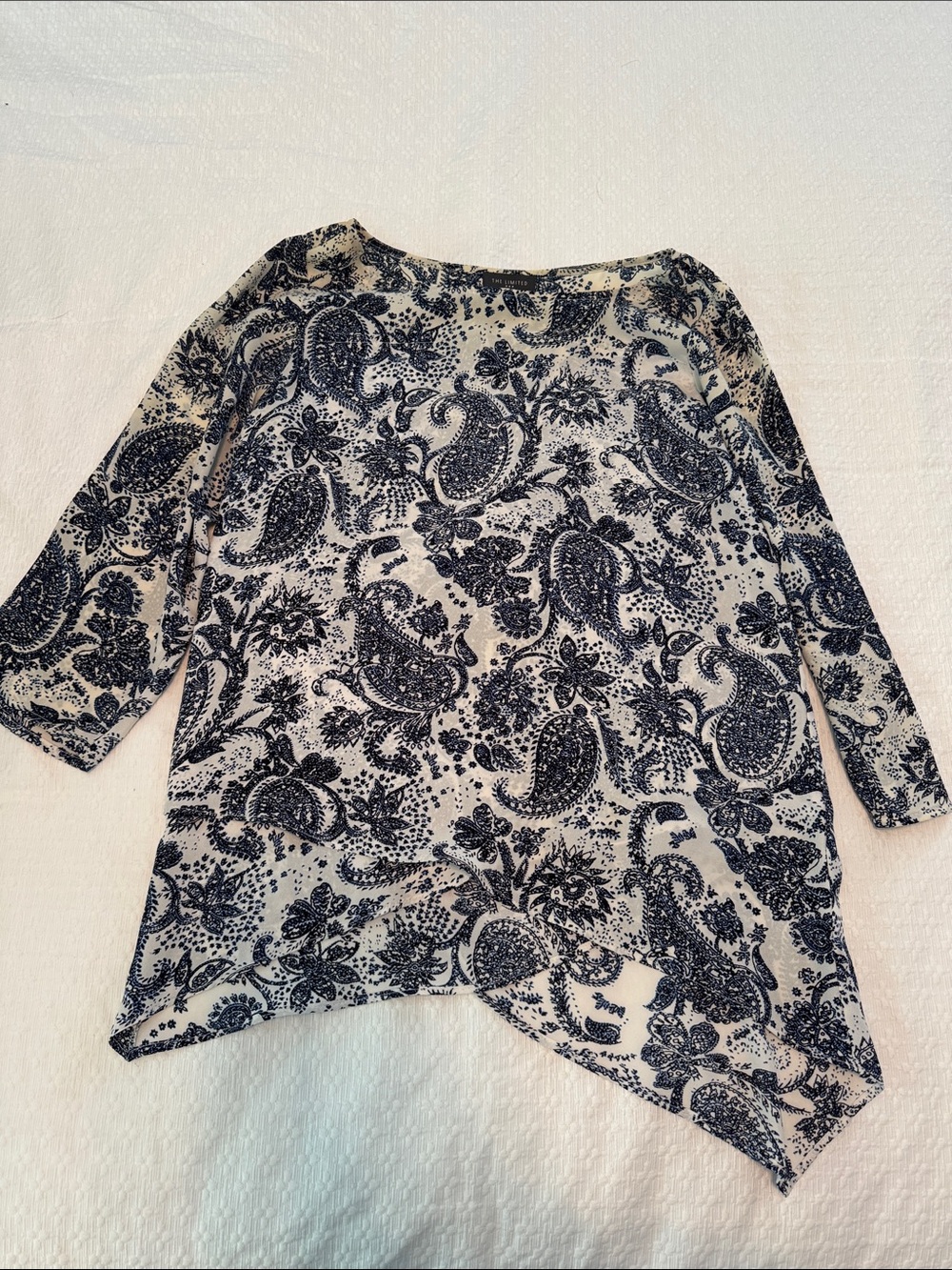 THE LIMITED scarf print blouse